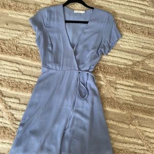 Blue LUSH wrap dress